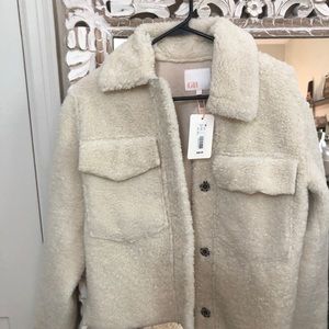 NWT GB Gianni Bini Sherpa Jacket